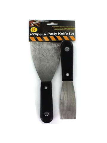 2 Piece Scraper And Putty Knife Set Mm032