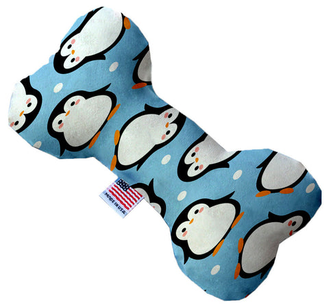 Penguins In Blue 8 Inch Stuffing Free Bone Dog Toy