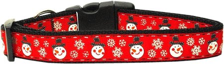 Snowmen Nylon Cat Collar