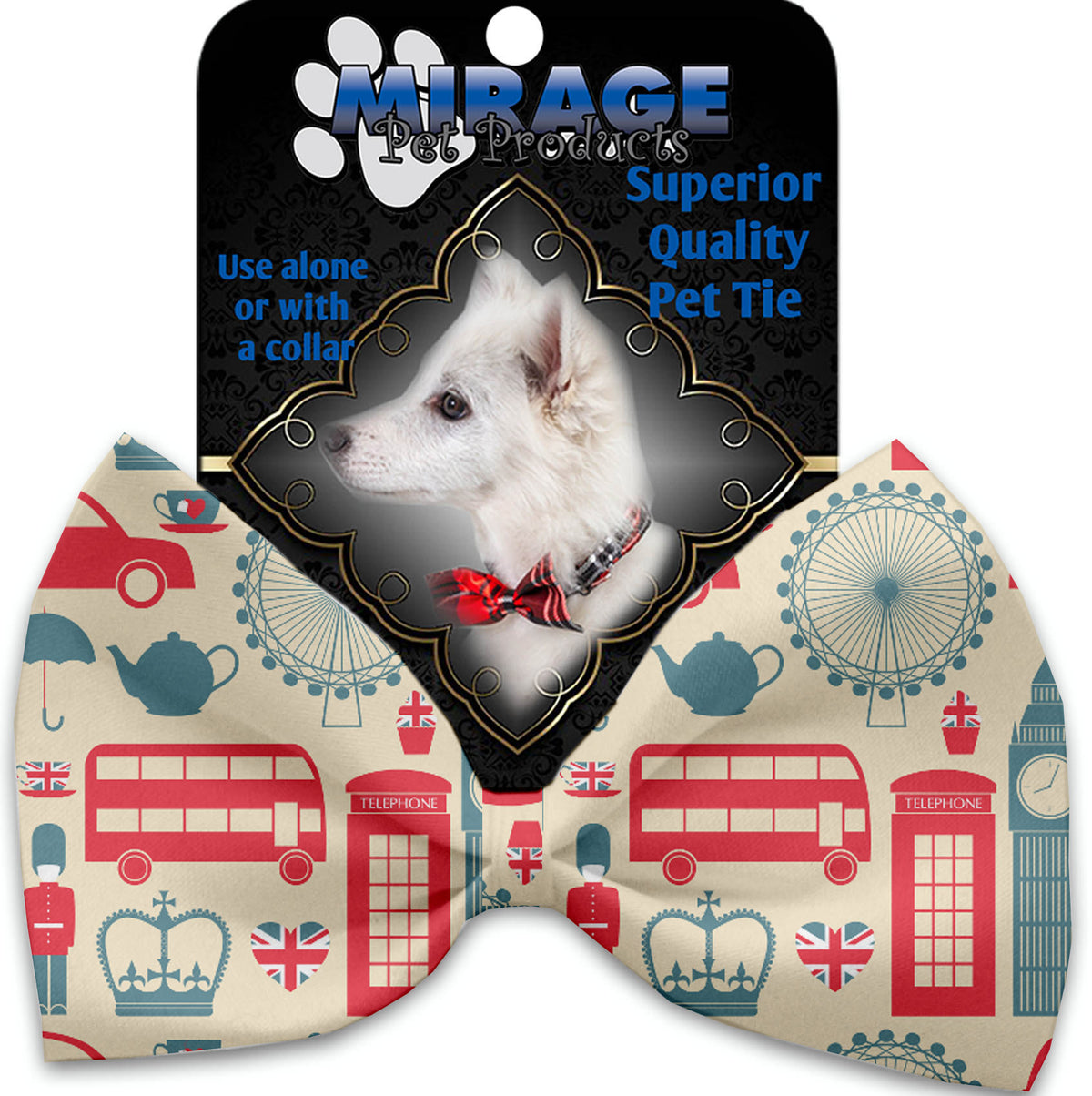 London Love Pet Bow Tie