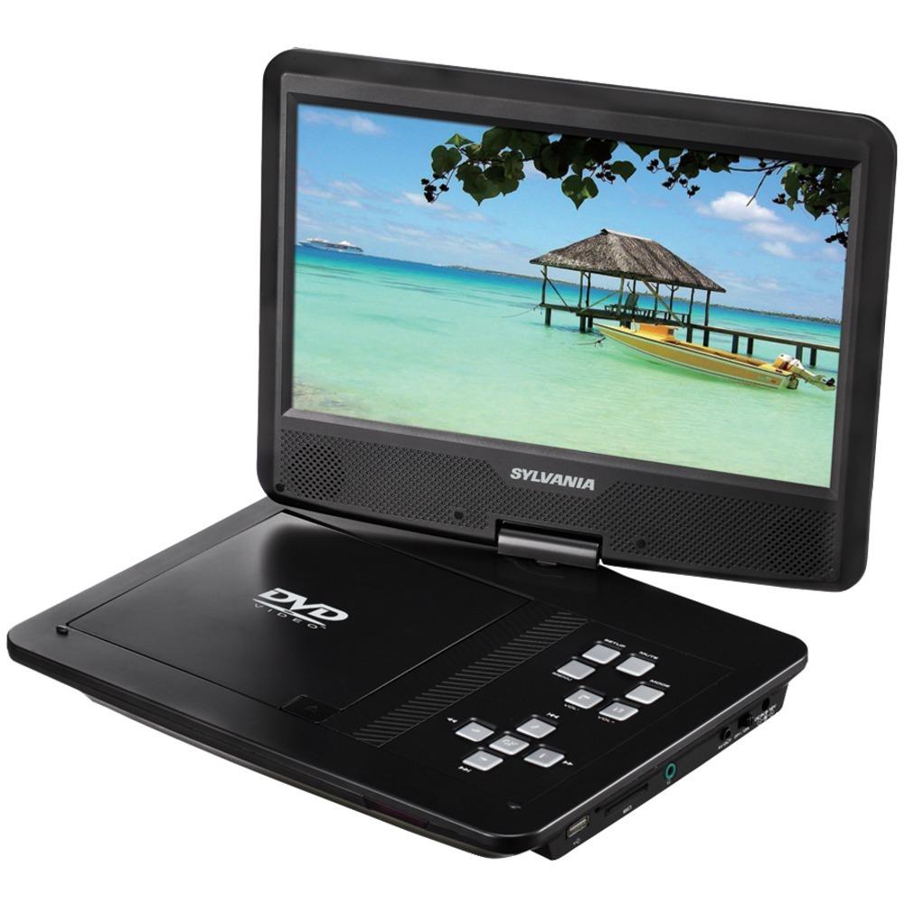 Sylvania 10&amp;quot; Portable Dvd Player With 5-hour Battery Cursdvd1048