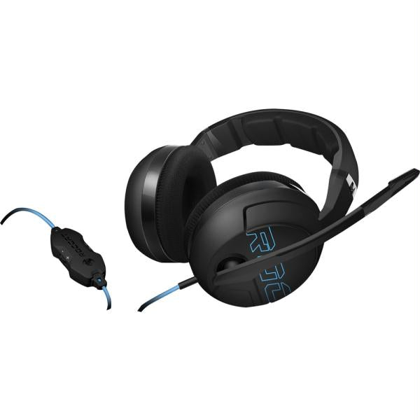 Roccat Kave Xtd Headset - Stereo - Mini-phone - Wired - 32 Ohm - 20 Hz - 20 Khz - Over-the-head - Binaural - Circumaural - 8.20 Ft Cable - Noise Cancelling, Omni-directional Microphone