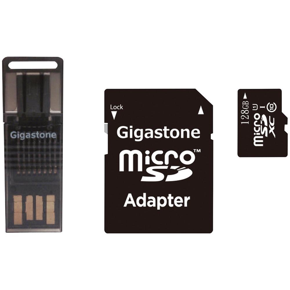 Gigastone Prime Series Microsd Card 4-in-1 Kit (128gb) Gigs4in1128gbr