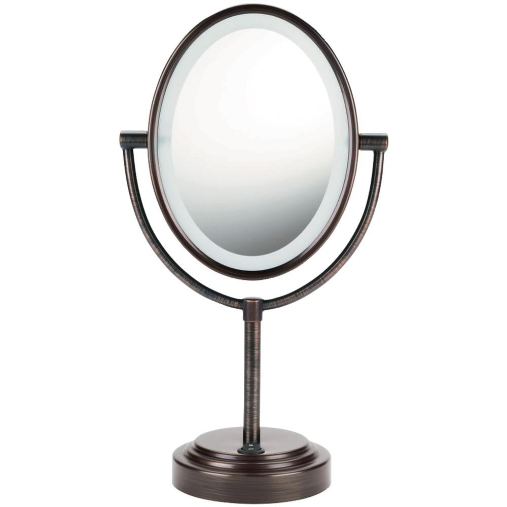 Conair Double-sided Lighted Mirror (oiled Bronze) Cnrbe47br