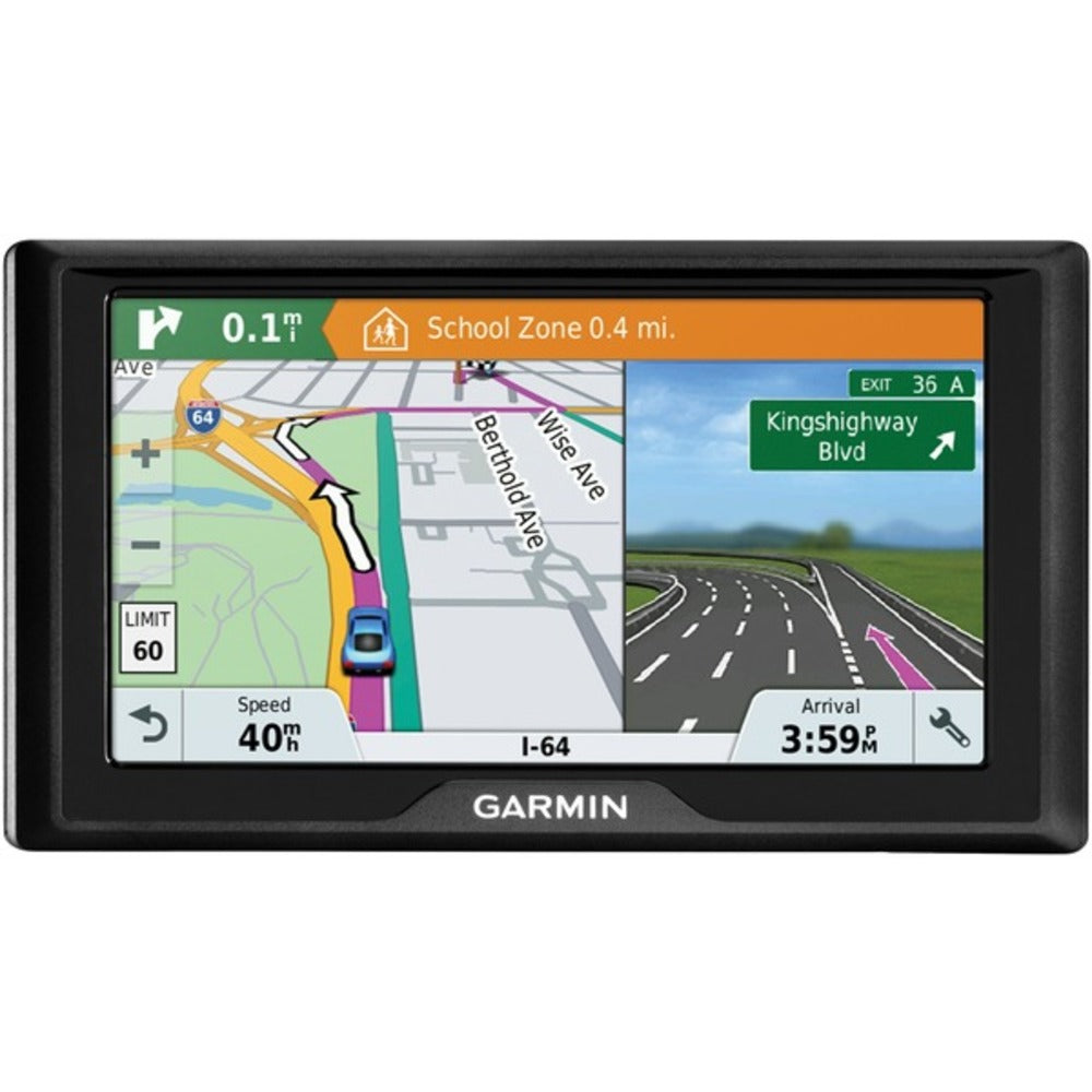 Garmin 010-01679-0b Drive 61 Lm 6 Gps Navigator With Driver Alerts (us Lifetime Maps)