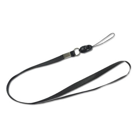 Reiko Long Lanyard Strap Clip In Black