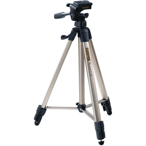 Sunpak 620-080 Tripod With 3-way Pan Head (folded Height: 20.8; Extended Height: 60.2; Weight: 2.3lbs; Includes 2nd Quick-release Plate)