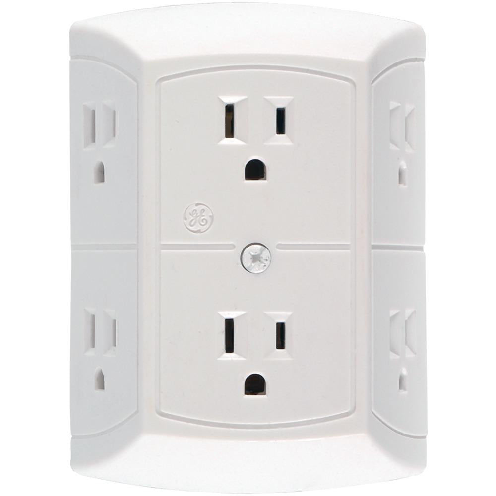 Ge Jashep50759 6-outlet In-wall Adapter