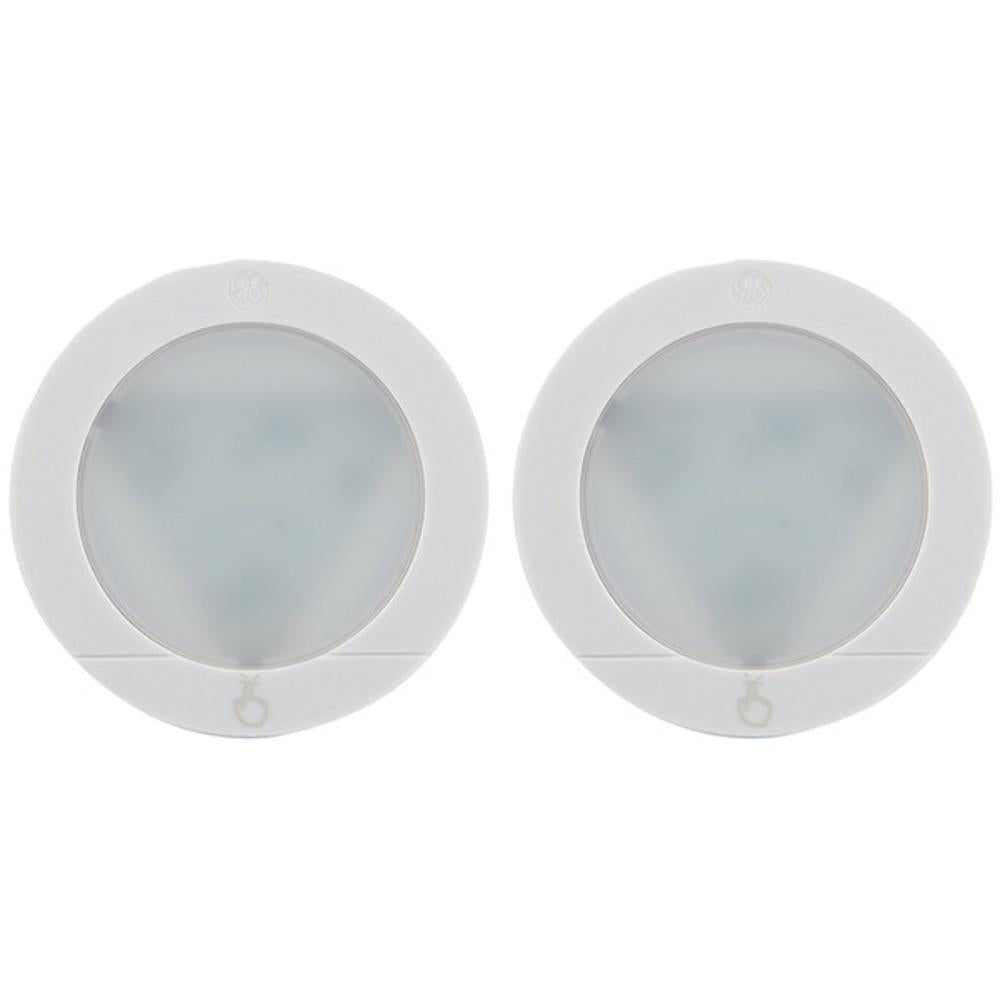 Ge 25434 Puck Light, 2 Pk