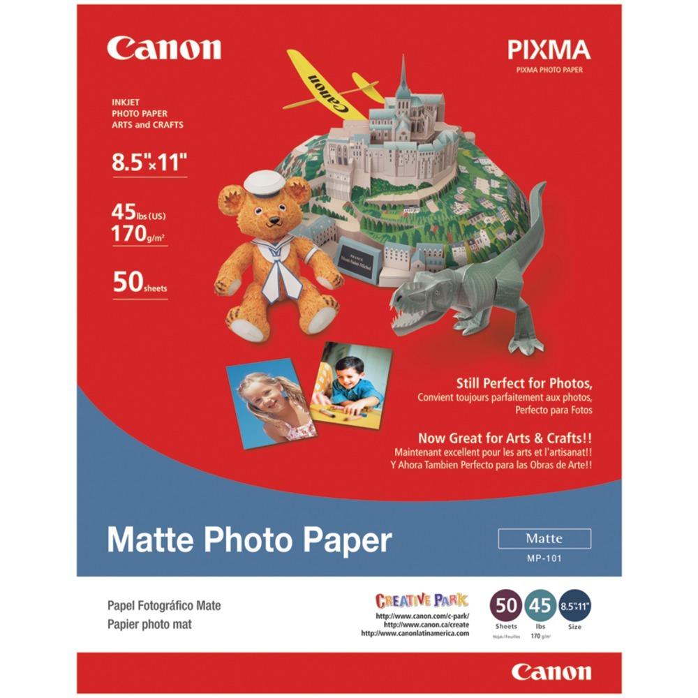 Canon Matte Photo Paper (8.5&amp;quot;l X 11&amp;quot;w; 50 Pk) Cnd7981a004