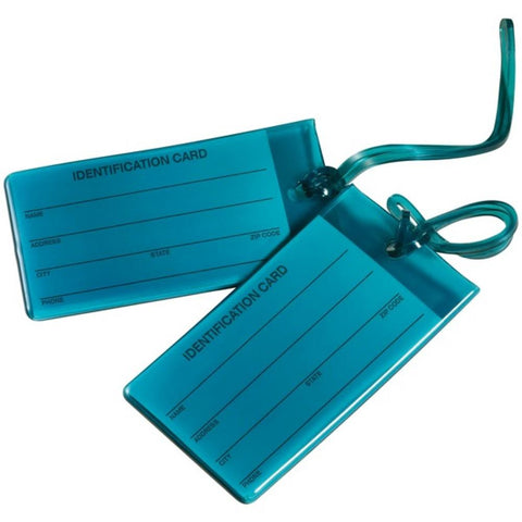 Travel Smart Ts03teal6 Jelly Luggage Tags, 2 Pk