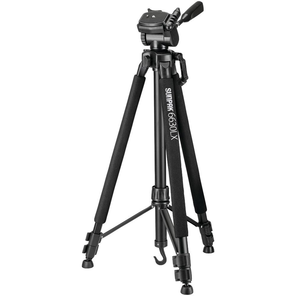 Sunpak 620-663lx 6630lx 66 Photo/video Tripod With Adapters