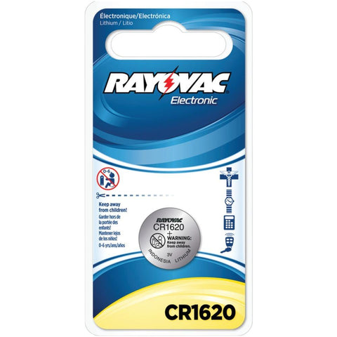 Rayovac Kecr1620-1c 3-volt Lithium Keyless Entry Battery (1 Pk; Cr1620 Size)