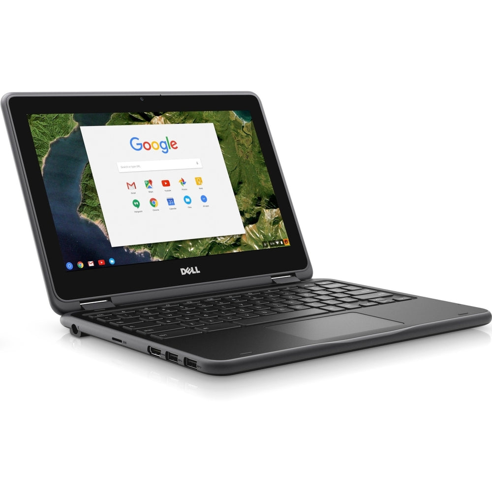 Dell Chromebook 3180 11.6 Lcd Chromebook - Intel Celeron N3060 Dual-core (2 Core) 1.60 Ghz - 4 Gb - 16 Gb Flash Memory - Chrome Os - 1366 X 768 - Black - English (us) Keyboard - Hdmi - 2 X Usb 3.1 Ports - 10 Hour Battery Run Time