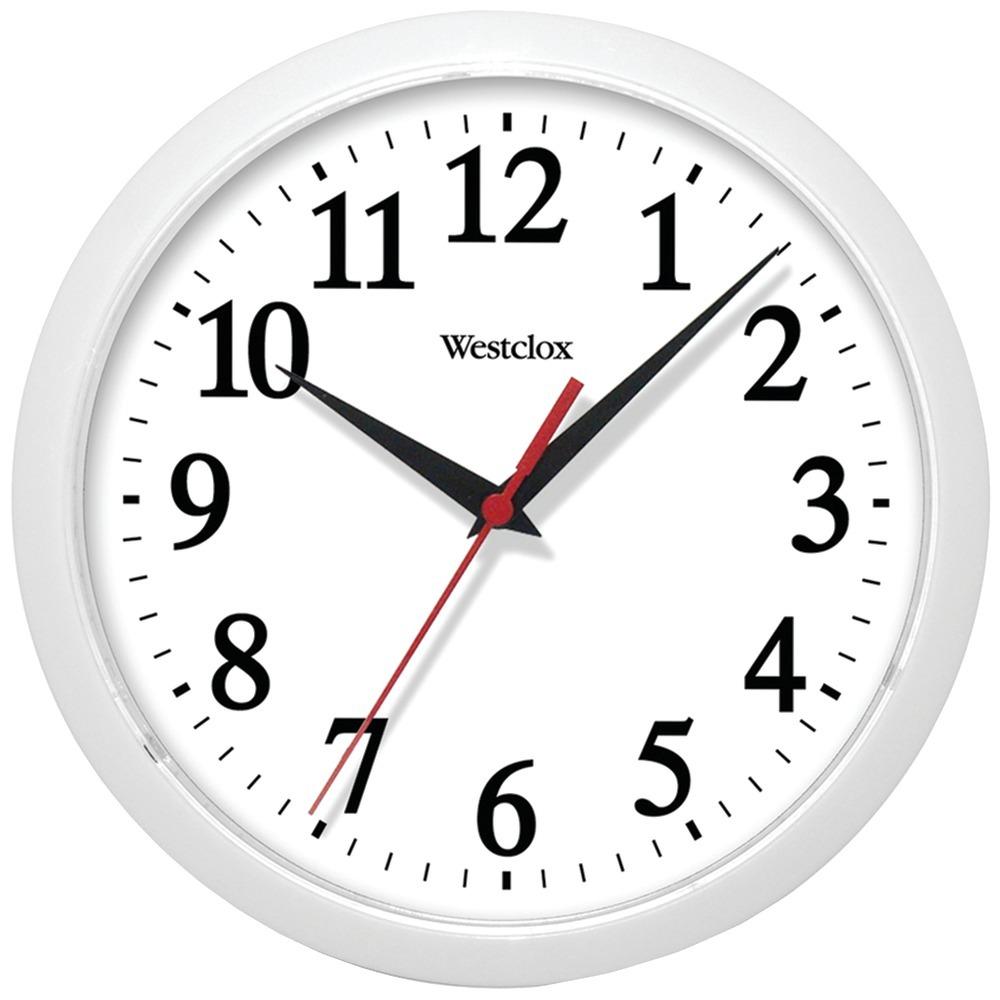 Westclox 461761 10 Basic Wall Clock (white)