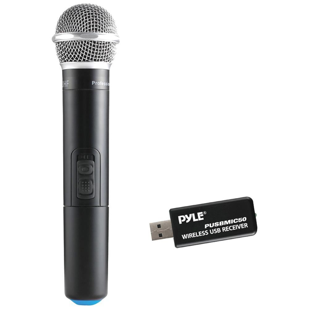 Pyle Pusbmic50 Wireless Microphone & Usb Receiver