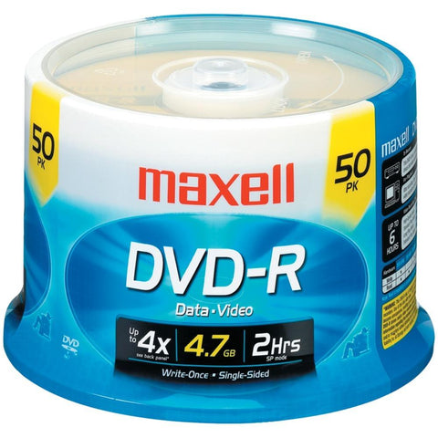 Maxell 4.7gb 120-minute Dvd-rs (50-ct Spindle) Mxldvdr50s