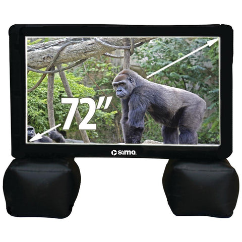 Sima Si-6 72-inch Indoor/outdoor Inflatable Screen