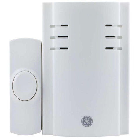 Ge 19298 Push-button Plug-in Door Chime With 2 Melodies