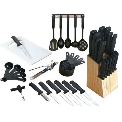 Gibson Home Total Kitchen 41-piece Cutlery Combo Set