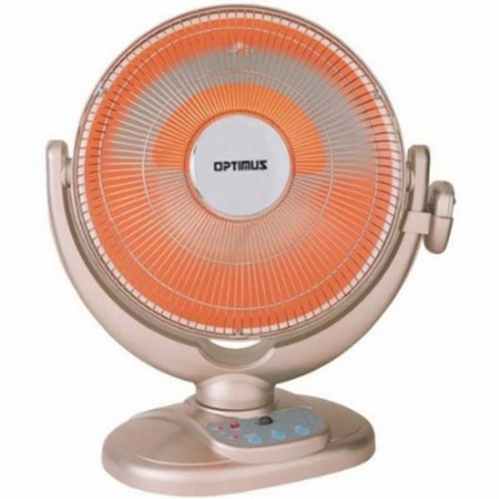 14 Inch Energy-saving Oscillating Dish Heater With Remote Control