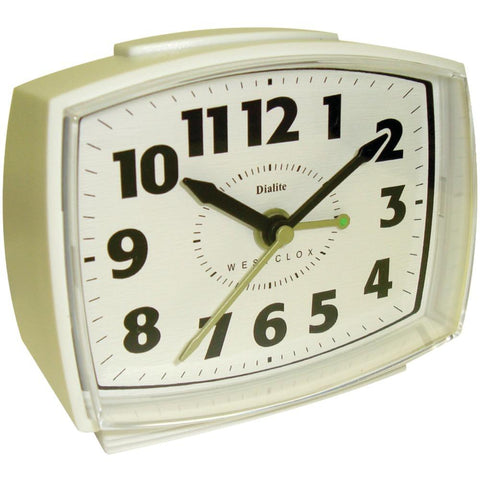 Westclox 22192 Electric Alarm Clock With Constant Lighted Dial