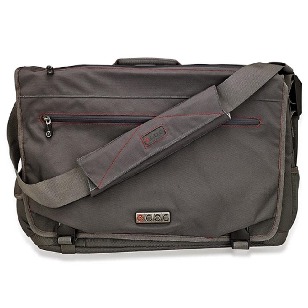 Ecbc Trident Messenger Bag W/adjustable Shoulder Strap (gray) -fits Up To 14 Notebooks