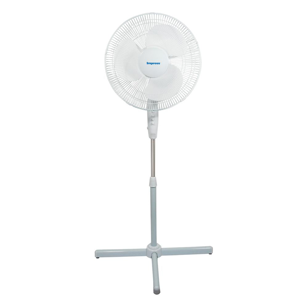 Impress Handi-fan 16 Inch Oscillating Stand Fan- White