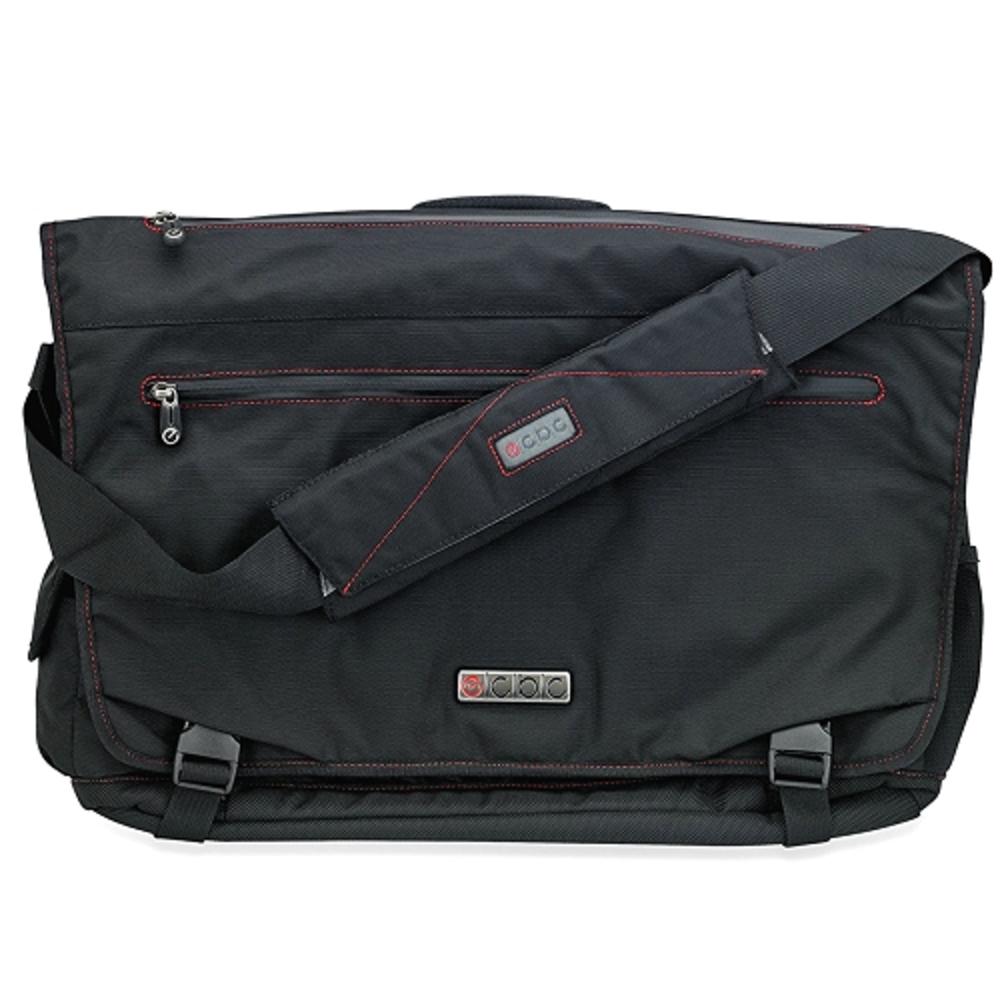 Ecbc Trident Messenger Bag W/adjustable Shoulder Strap (black) -fits Up To 14 Notebooks