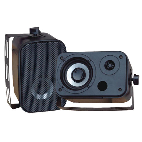 Pyle Pdwr30b 3.5 Indoor/outdoor Waterproof Speakers (black)