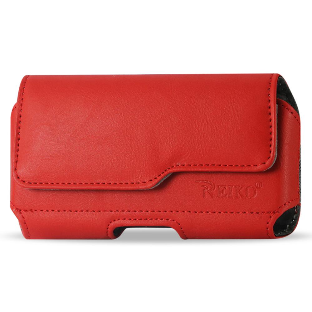 Horizontal Z Lid Leather Pouch Samsung Galaxy S3/ I9300/ R53 X In Red (5.91x3.07x0.63 Inches Plus)