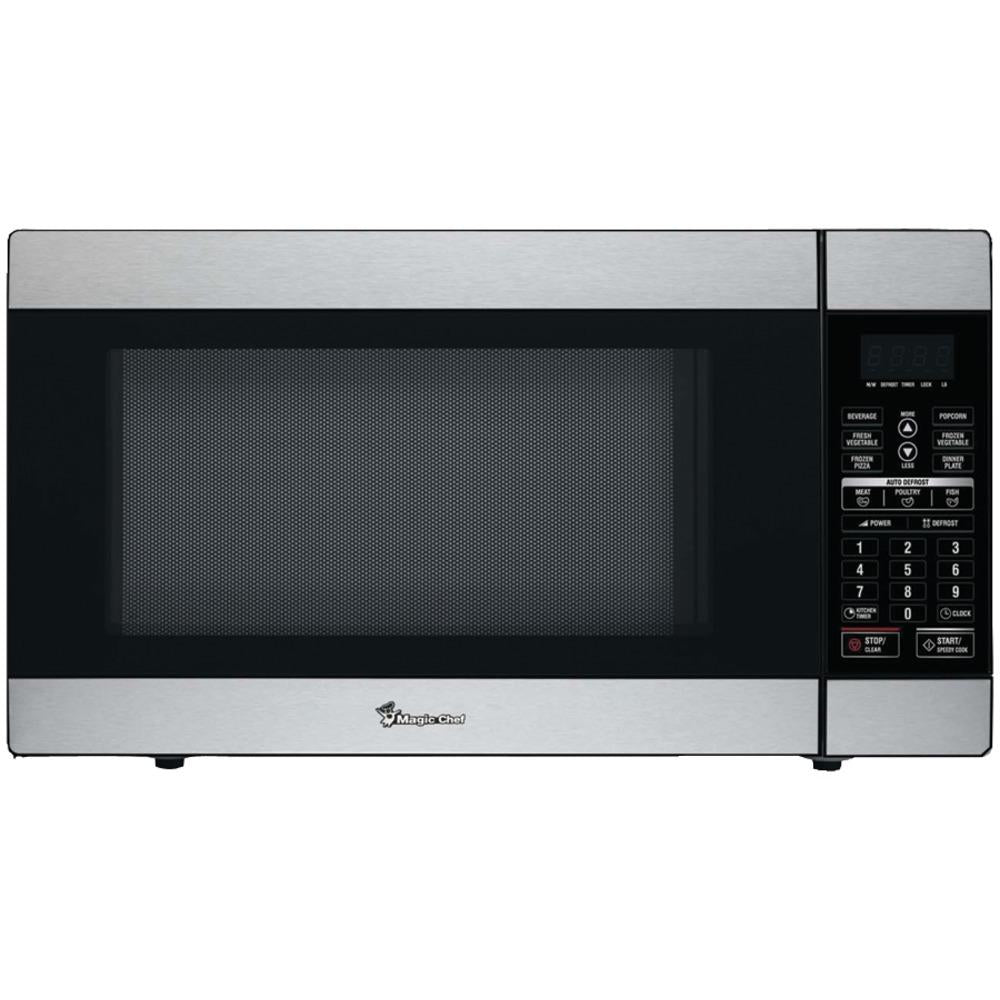 Magic Chef Mcd1811st 1.8 Cubic-ft, 1,100-watt Stainless Steel Microwave With Digital Touch