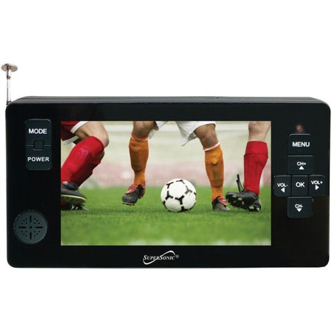 Supersonic Sc-143 4.3 Portable Digital Led Tv With Usb & Microsd Card Inputs