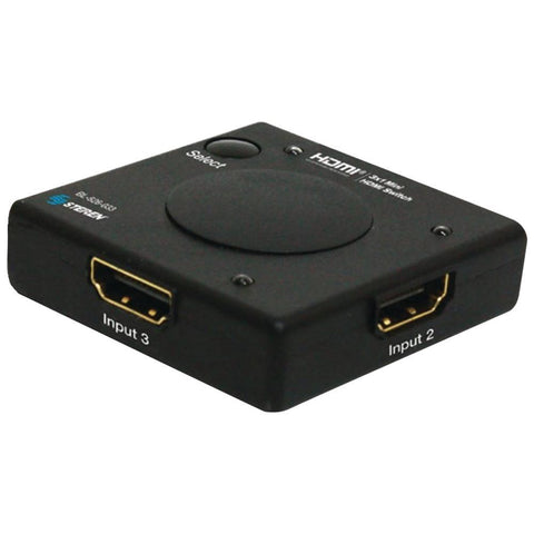 Steren Bl-526-033 Hdmi 3 X 1 Mini Switcher