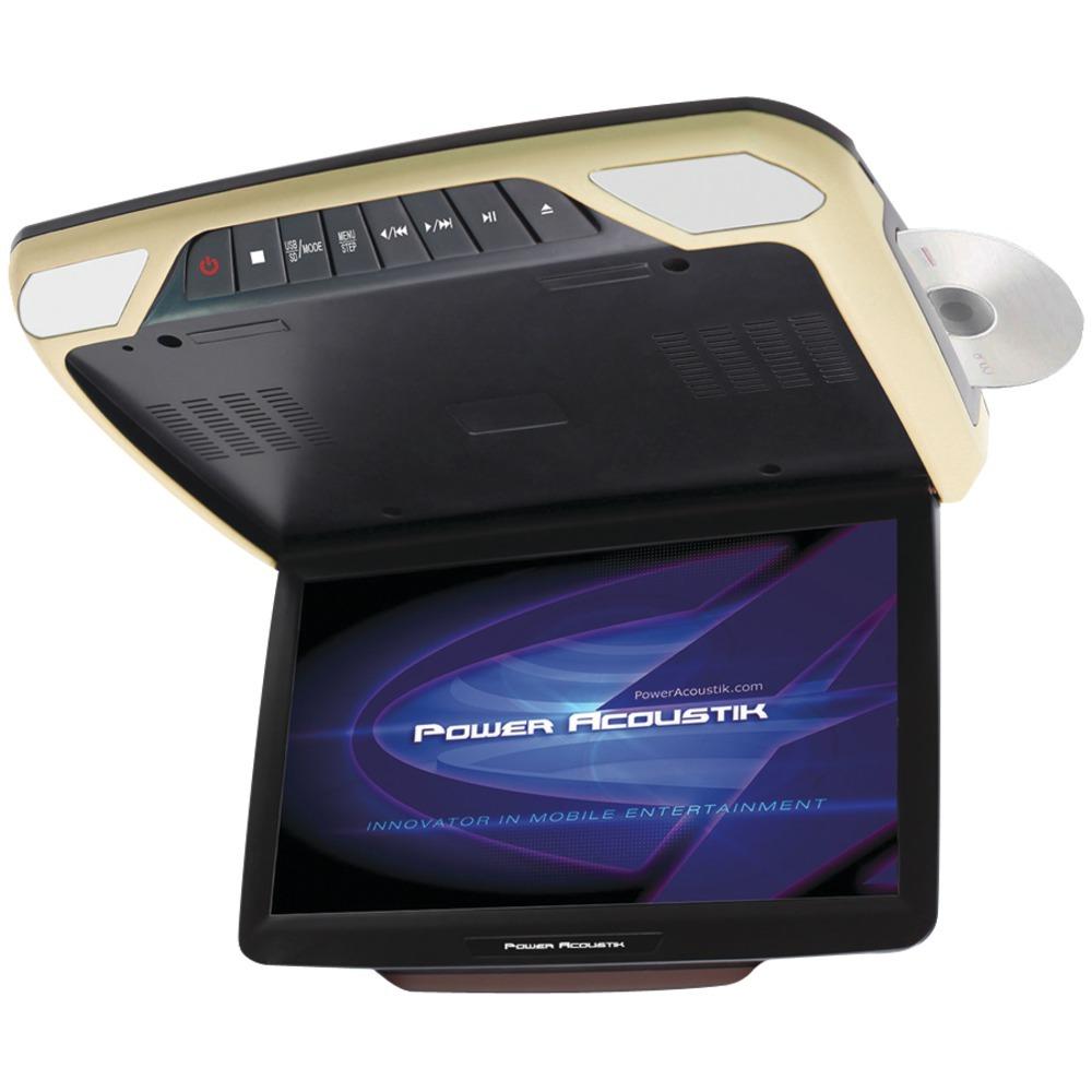 Power Acoustik Pmd-143h 14.3 Ceiling-mount Dvd Entertainment System With Ir & Fm Transmitters, 3 Interchangeable Color Skins & Mhl Mobilelink