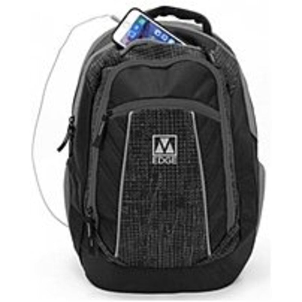 M-edge Bpk-co6-po-b Backpack With Battery For 17-inch Laptop - Black