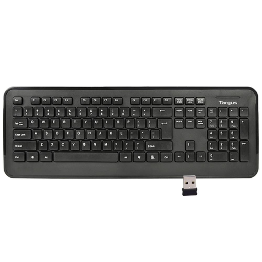 Targus Kb214 2.4ghz 104-key Wireless Keyboard W/usb Receiver(black) - Color Retail Box