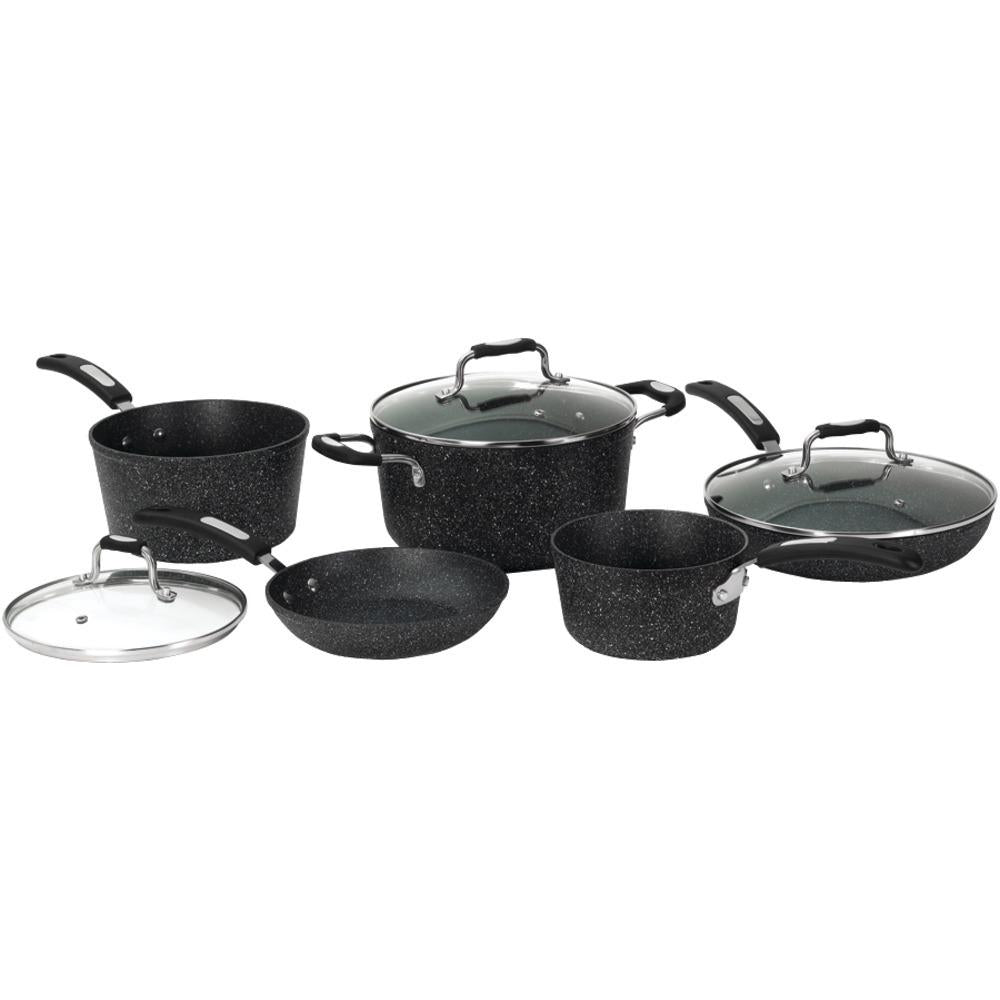 The Rock By Starfrit The Rock By Starfrit 8-piece Cookware Set With Bakelite Handles Srft030930