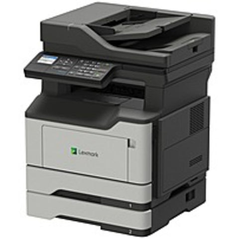 Lexmark Mx320 Mx321adn Laser Multifunction Printer - Monochrome - Plain Paper Print - Desktop - Copier/fax/printer/scanner - 38 Ppm Mono Print - 1200 X 1200 Dpi Print - Automatic Duplex Print - 1 X Multipurpose Feeder 100 Sheet,