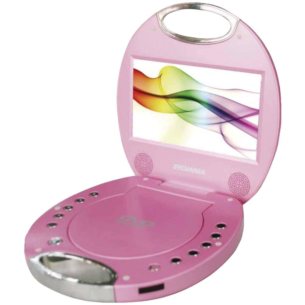 Sylvania Sdvd7046-pink 7 Portable Dvd Player With Integrated Handle (pink)