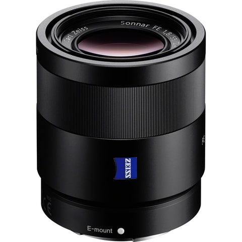 Sony Sonnar T* Sel55f18z - 55 Mm - F/1.8 - Mid-range Zoom Lens For Sony E - 49 Mm Attachment - 0.14x Magnificationoptical Is - 2.5diameter