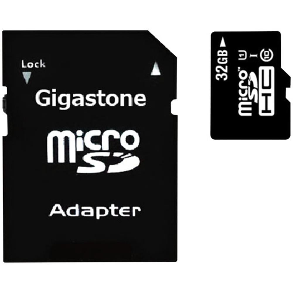 Gigastone Gs-2in1600x32gb-r Prime Series Microsd Card With Adapter (32gb)