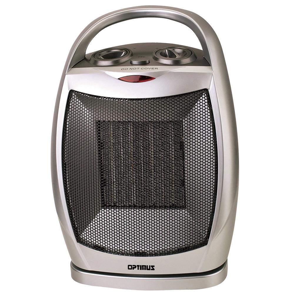 Optimus Portable Oscillating Ceramic Heater With Thermostat