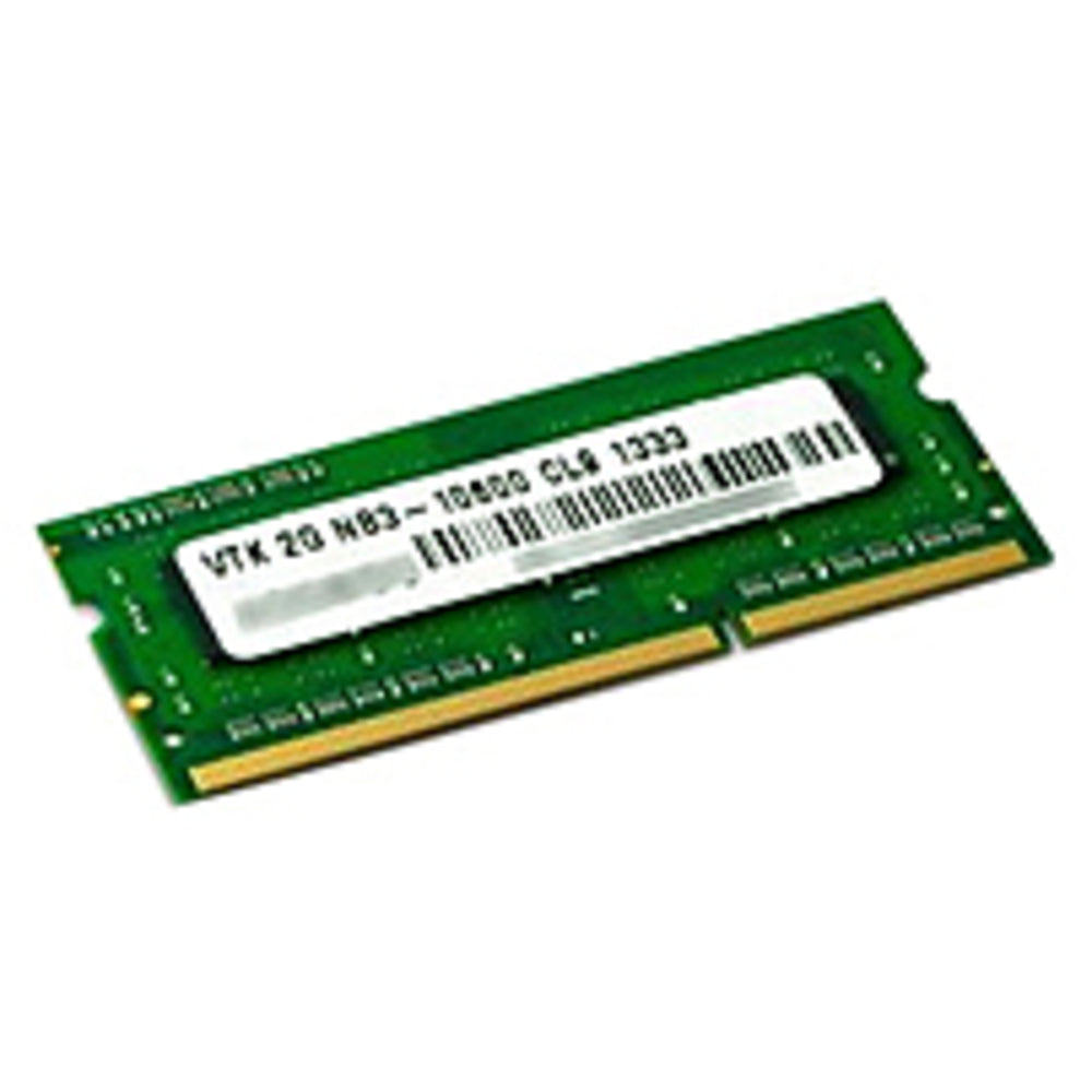 Visiontek 2gb Ddr3 1333 Mhz (pc3-10600) Cl9 Sodimm - Notebook - 2 Gb (1 X 2 Gb) - Ddr3 Sdram - 1333 Mhz Ddr3-1333/pc3-10600 - 1.50 V - Non-ecc - Unbuffered - 204-pin - Sodimm