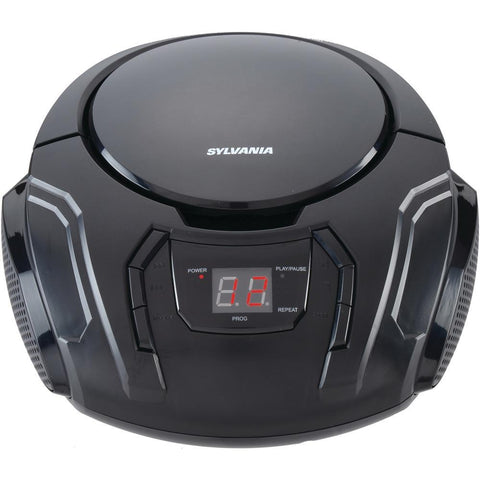 Sylvania Srcd261-b-black Portable Cd Player With Am/fm Radio (black)