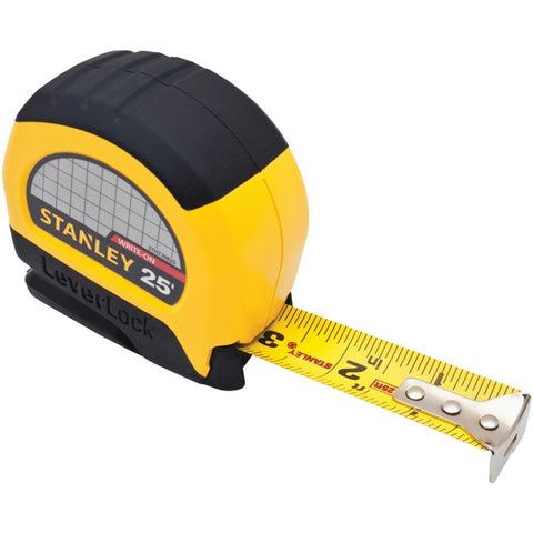 Stanley Stht30825 Leverlock 25ft Tape Rule Measure