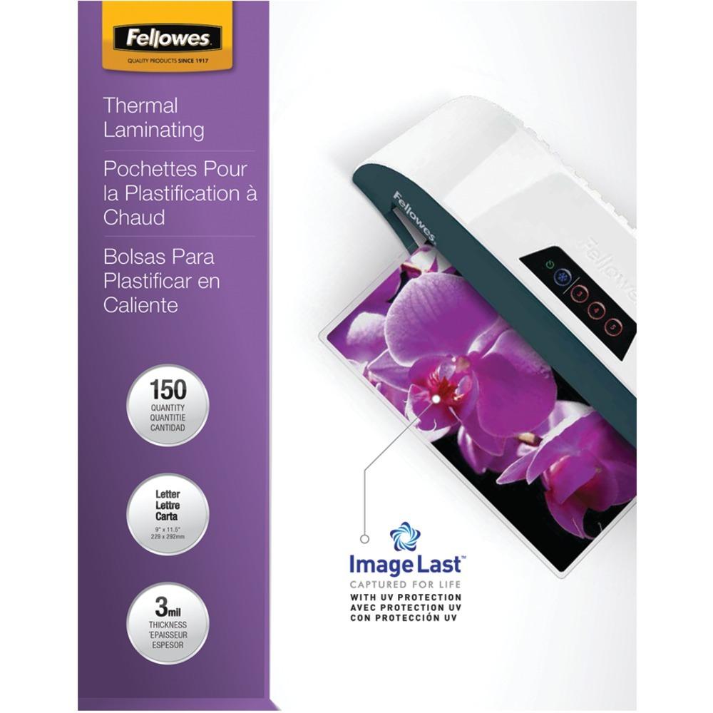 Fellowes 5200509 Letter Laminating Pouches, 150 Pk