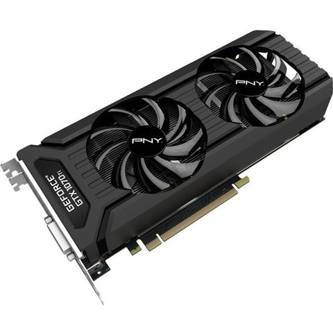 Pny Geforce Gtx 1070 Ti Graphic Card - 8 Gb Gddr5 - 1.61 Ghz Core - 256 Bit Bus Width - Displayport - Hdmi - Dvi