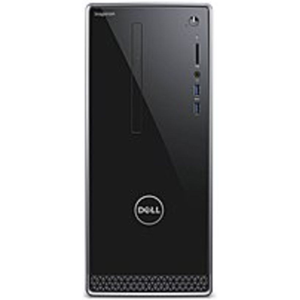 Dell Inspiron 3668 I3668-3106blk-pus Desktop Pc - Intel Core I3-7100 3.9 Ghz Dual-core Processor - 8 Gb Ddr4 Sdram - 1 Tb Hard Drive - Windows 10 Home 64-bit - Black With Silver Trim