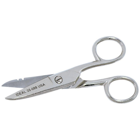 Ideal 35-088 Electricians Scissors With Stripping Notch